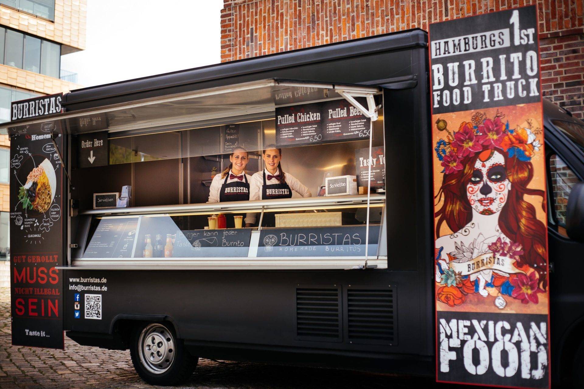 Bild von der Webseite von Burristas Foodtruck Hamburg